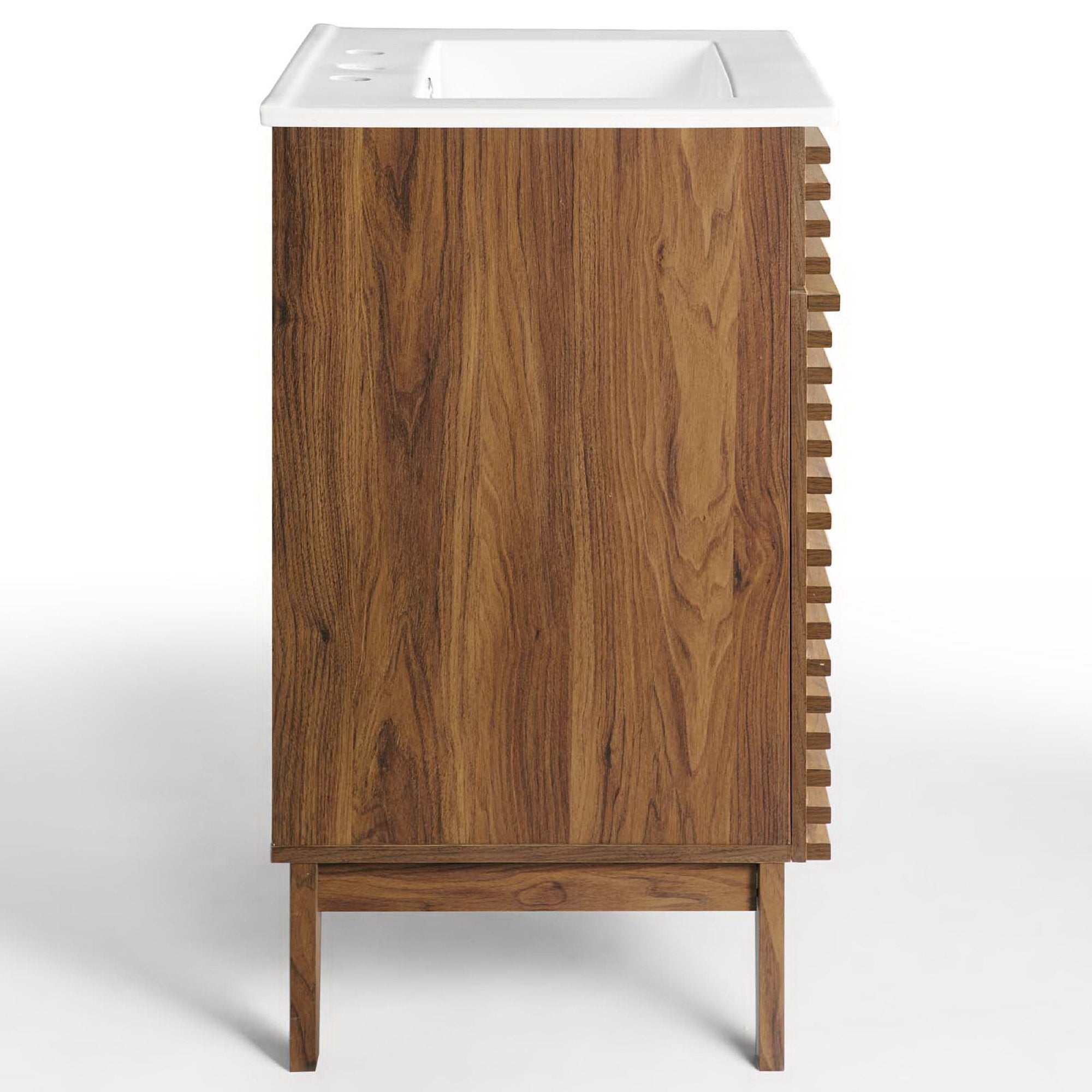 Render 18" and 24" Bathroom Vanities with White Basin Included