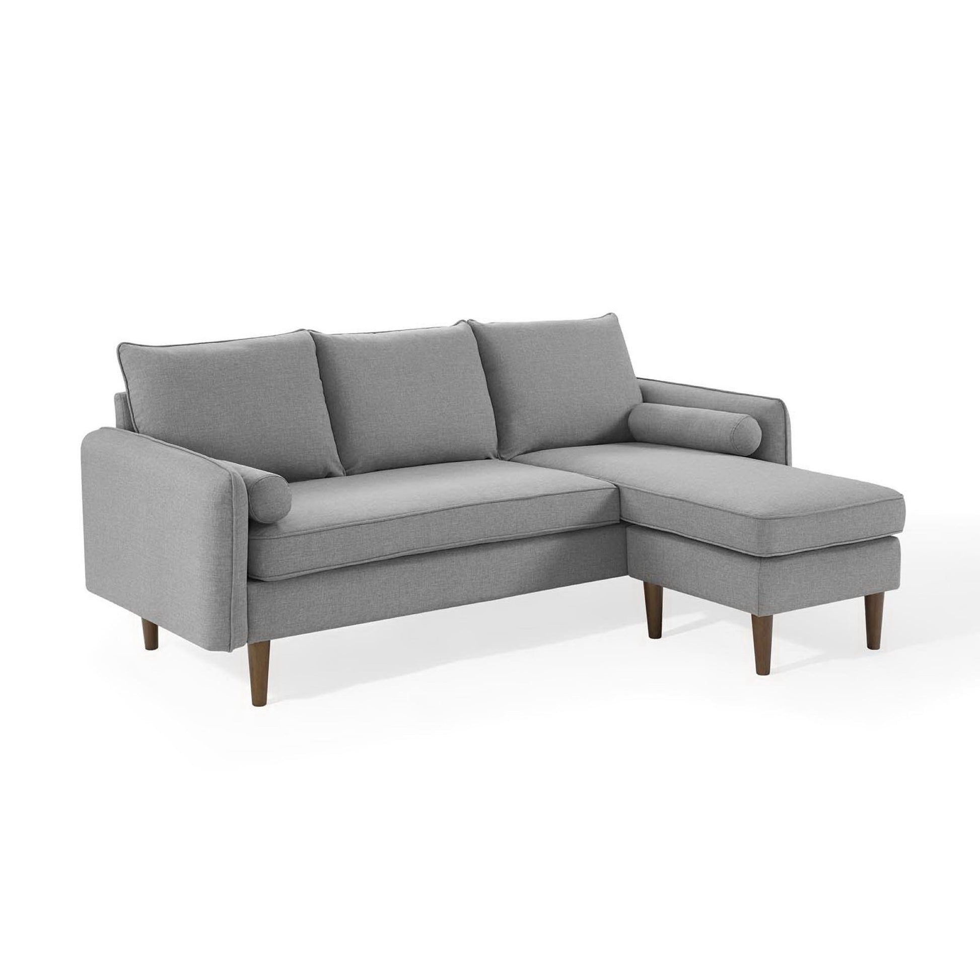 Revive Upholstered Right or Left Sectional Sofa - Light Gray