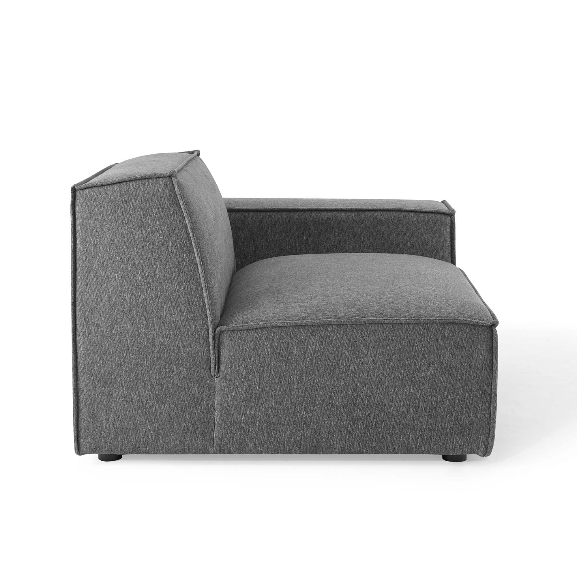 Restore Right-Arm Sectional Sofa Chair - White