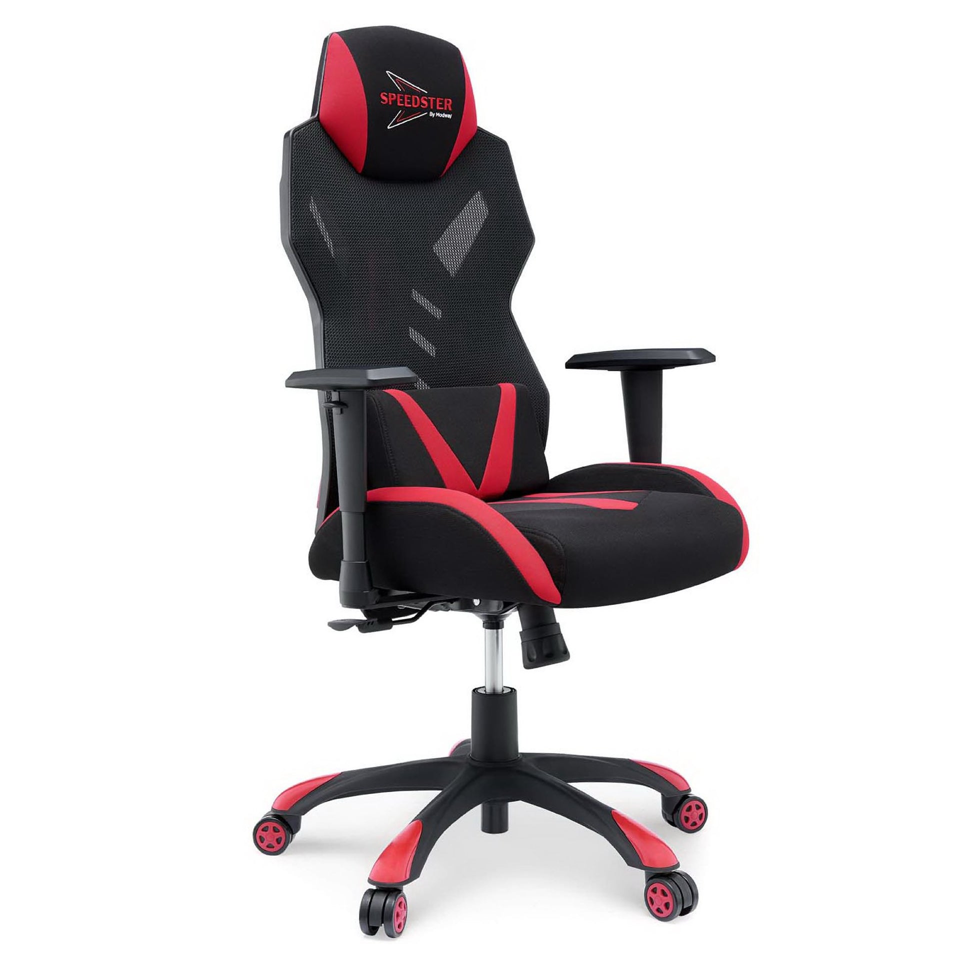 Speedster Mesh Gaming Computer Chair - Black Red
