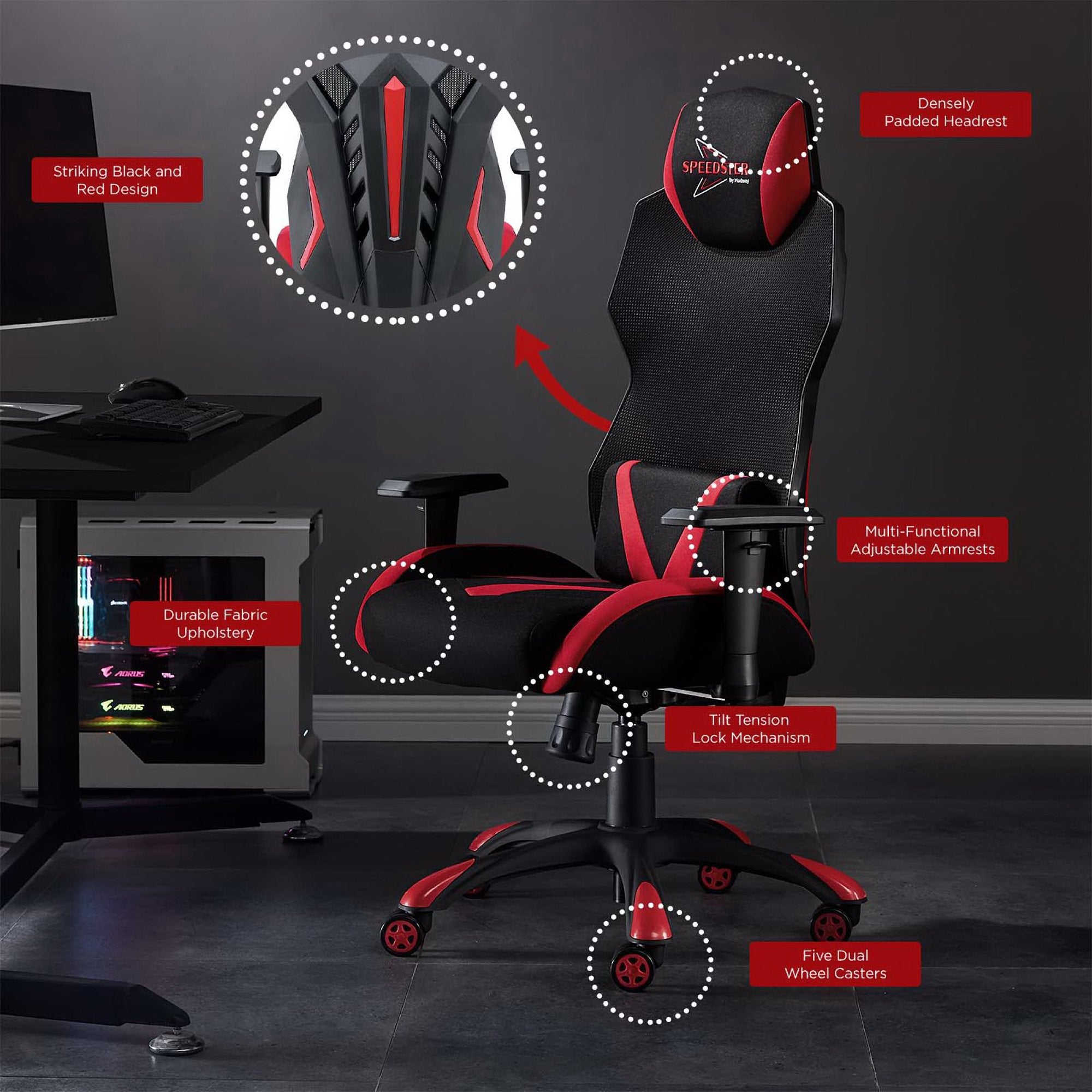 Speedster Mesh Gaming Computer Chair