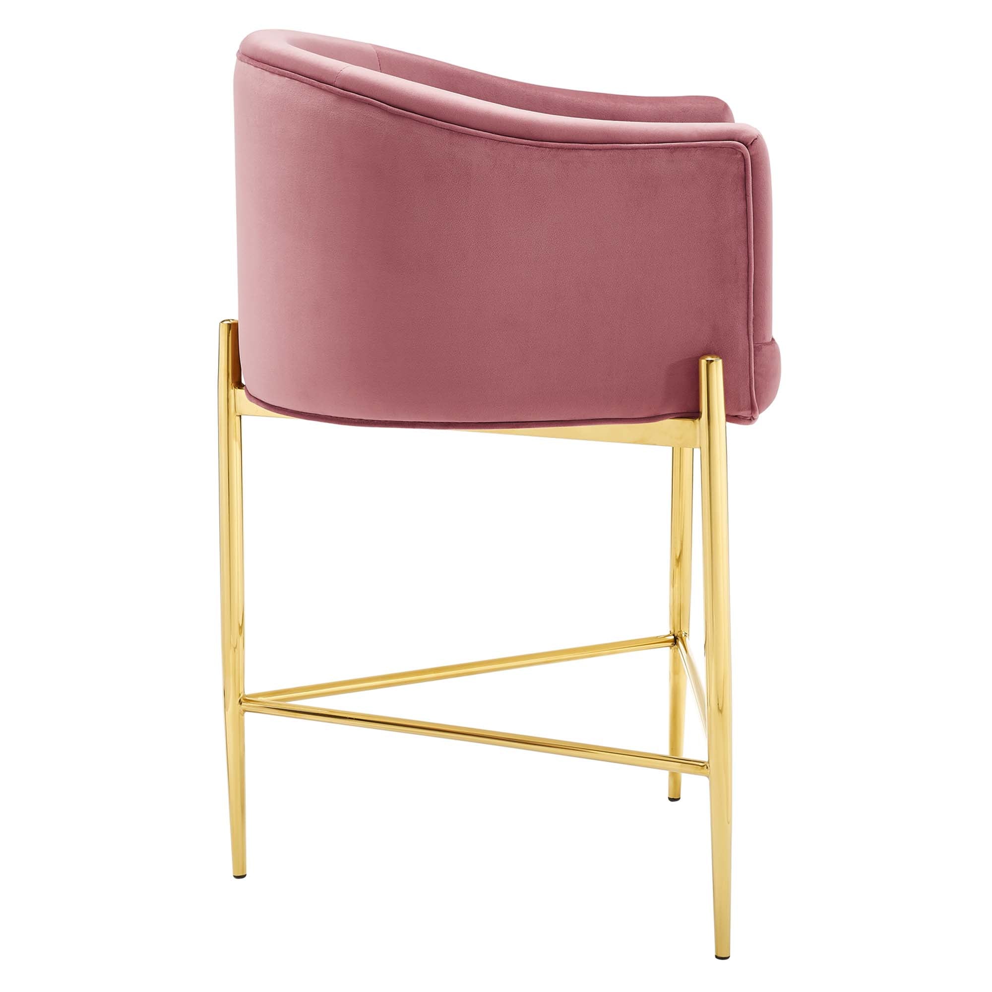 Savour Tufted Counter Stool - Navy