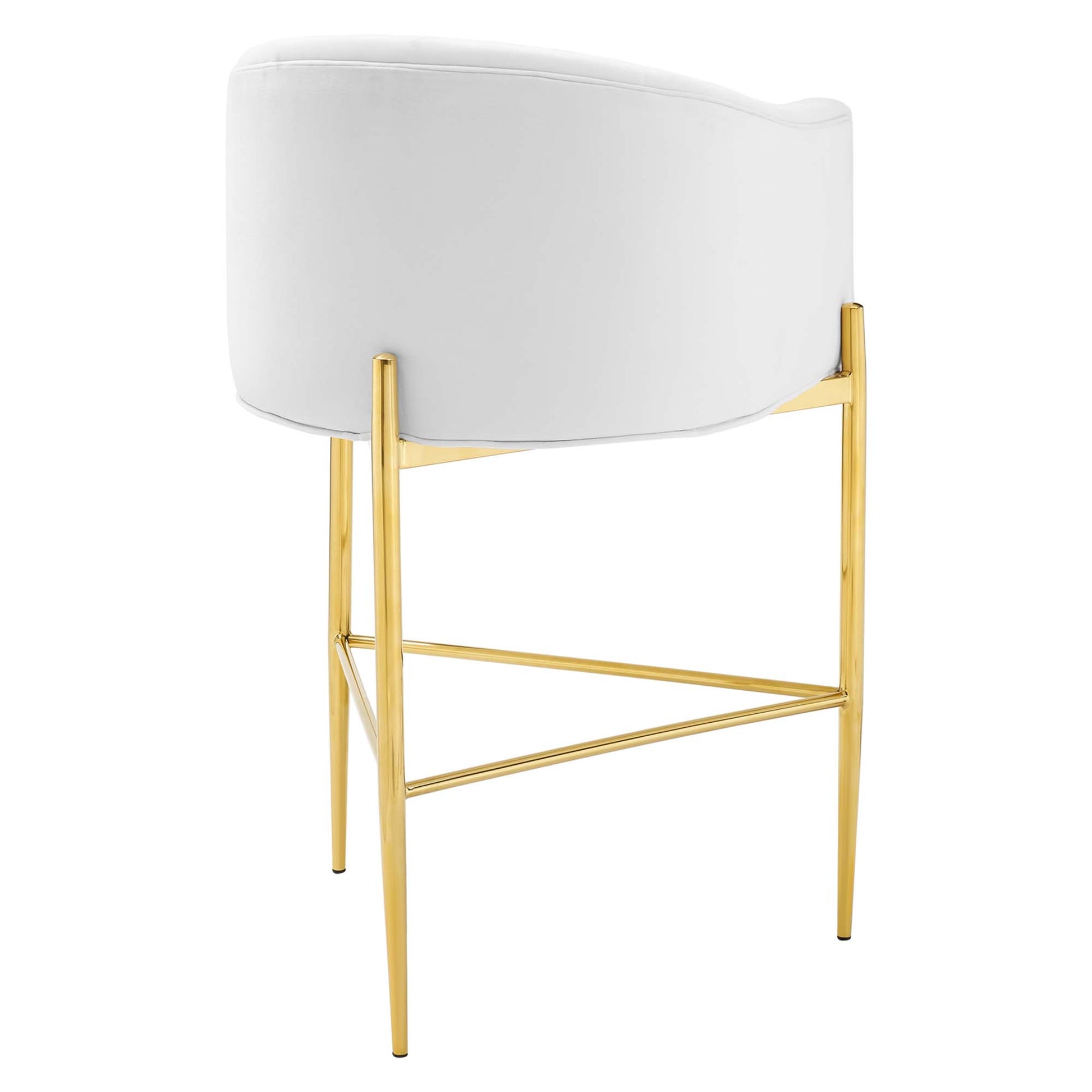 Savour Tufted Performance Velvet Bar Stool