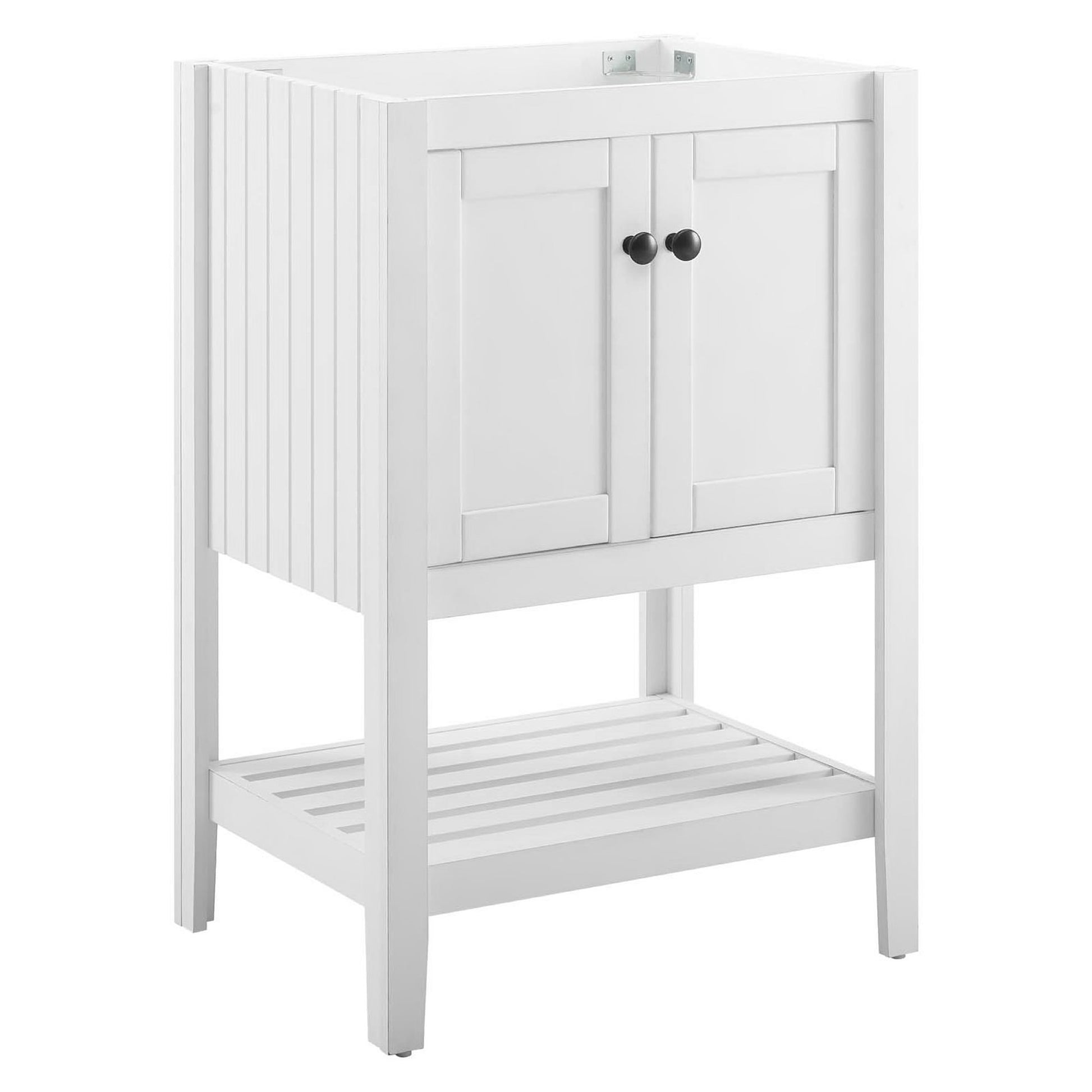 Prestige 23" Bathroom Vanity Cabinet (Sink Basin Not Included) - White