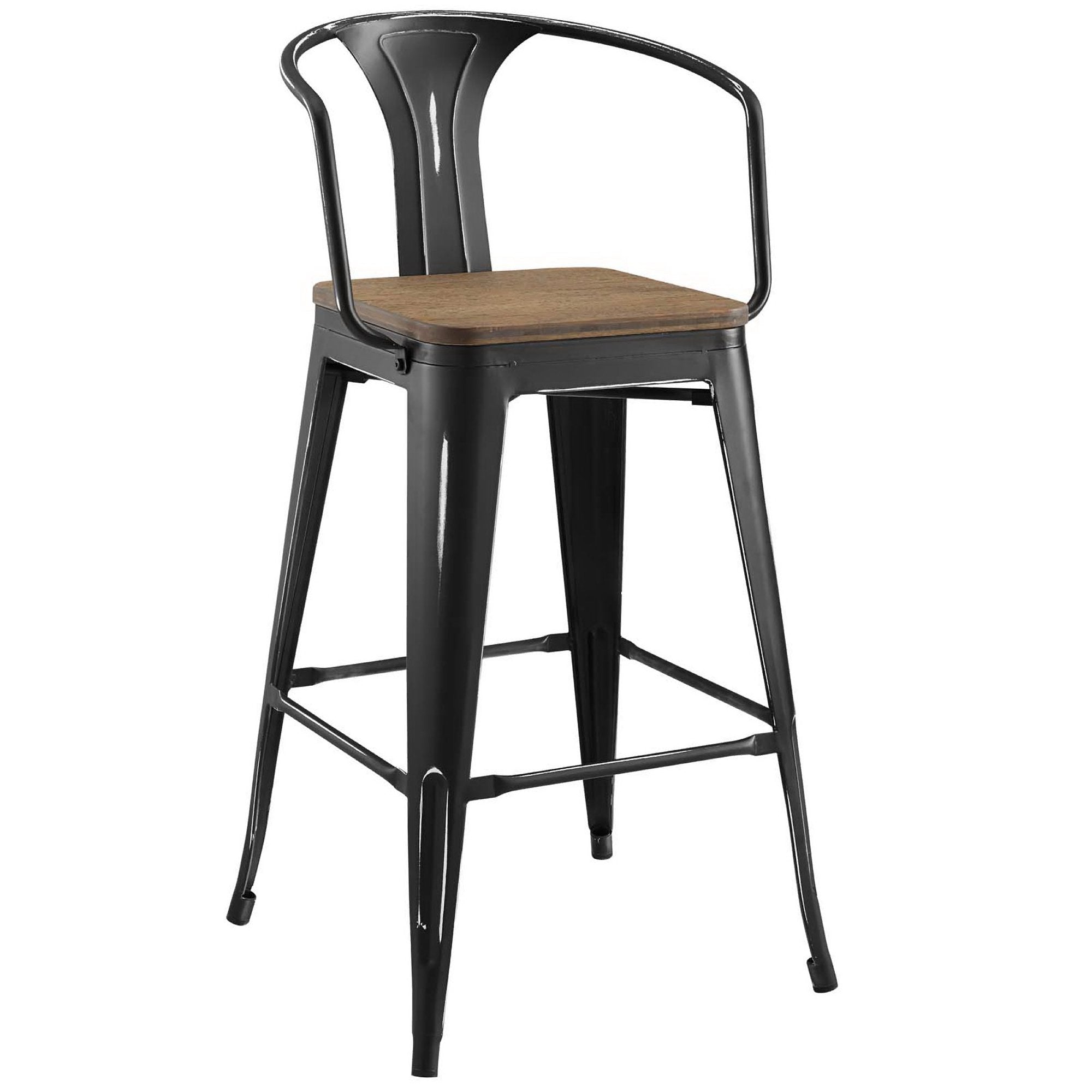 Promenade Bar Stool Set of 4 - White