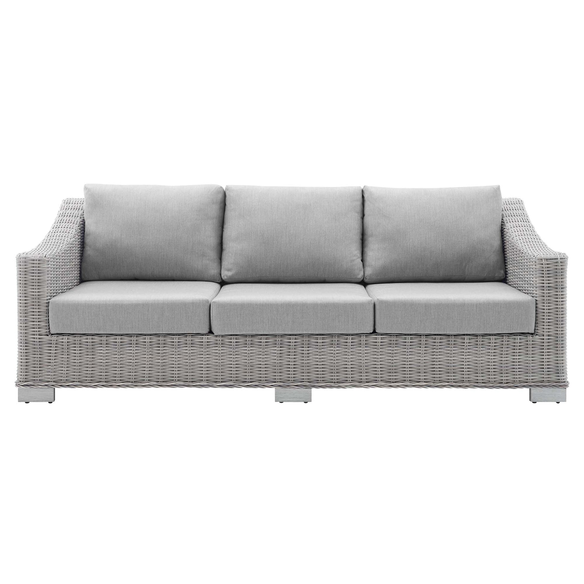 Conway Sunbrella® Outdoor Patio Wicker Rattan Sofa