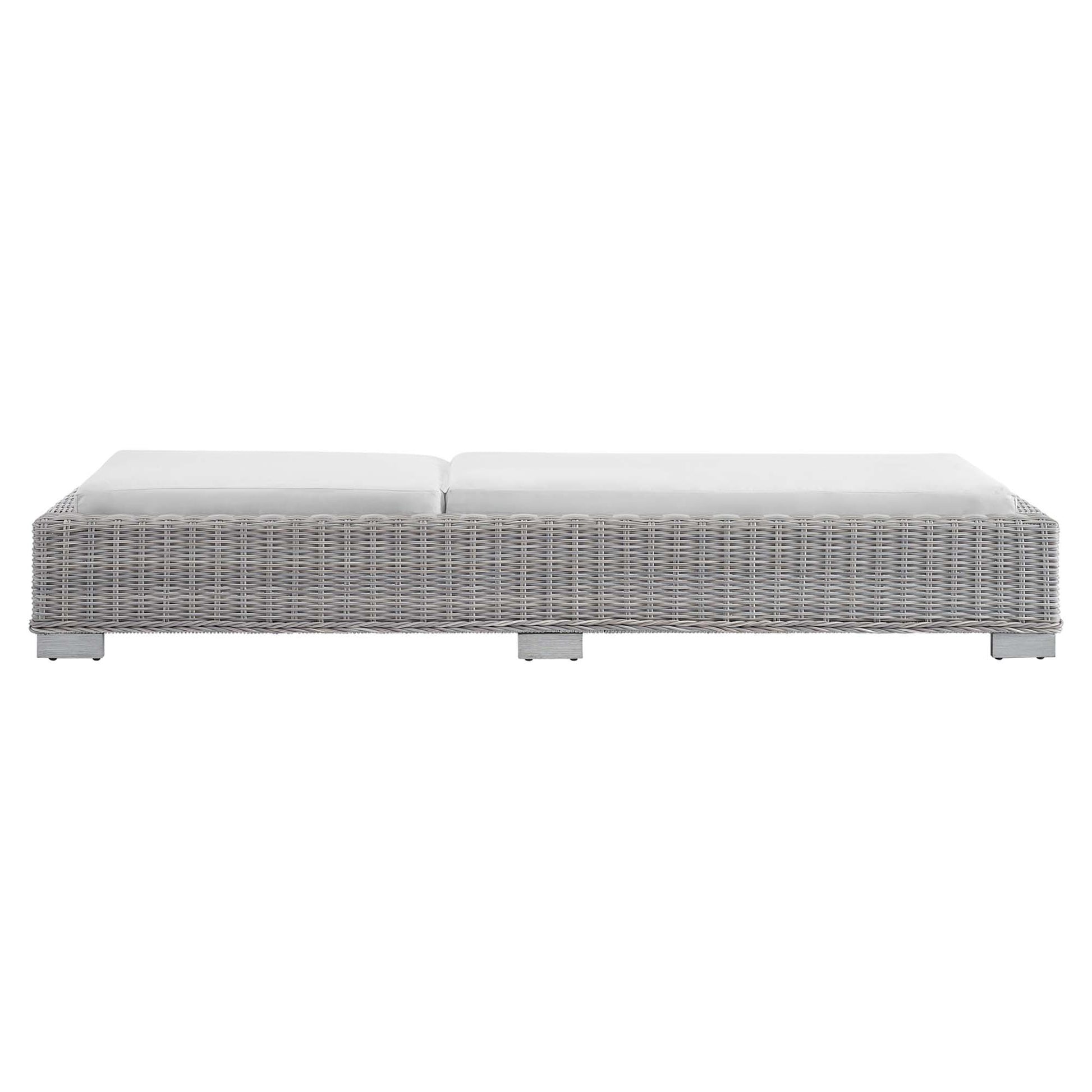 Conway Sunbrella® Outdoor Wicker Rattan Chaise Lounge