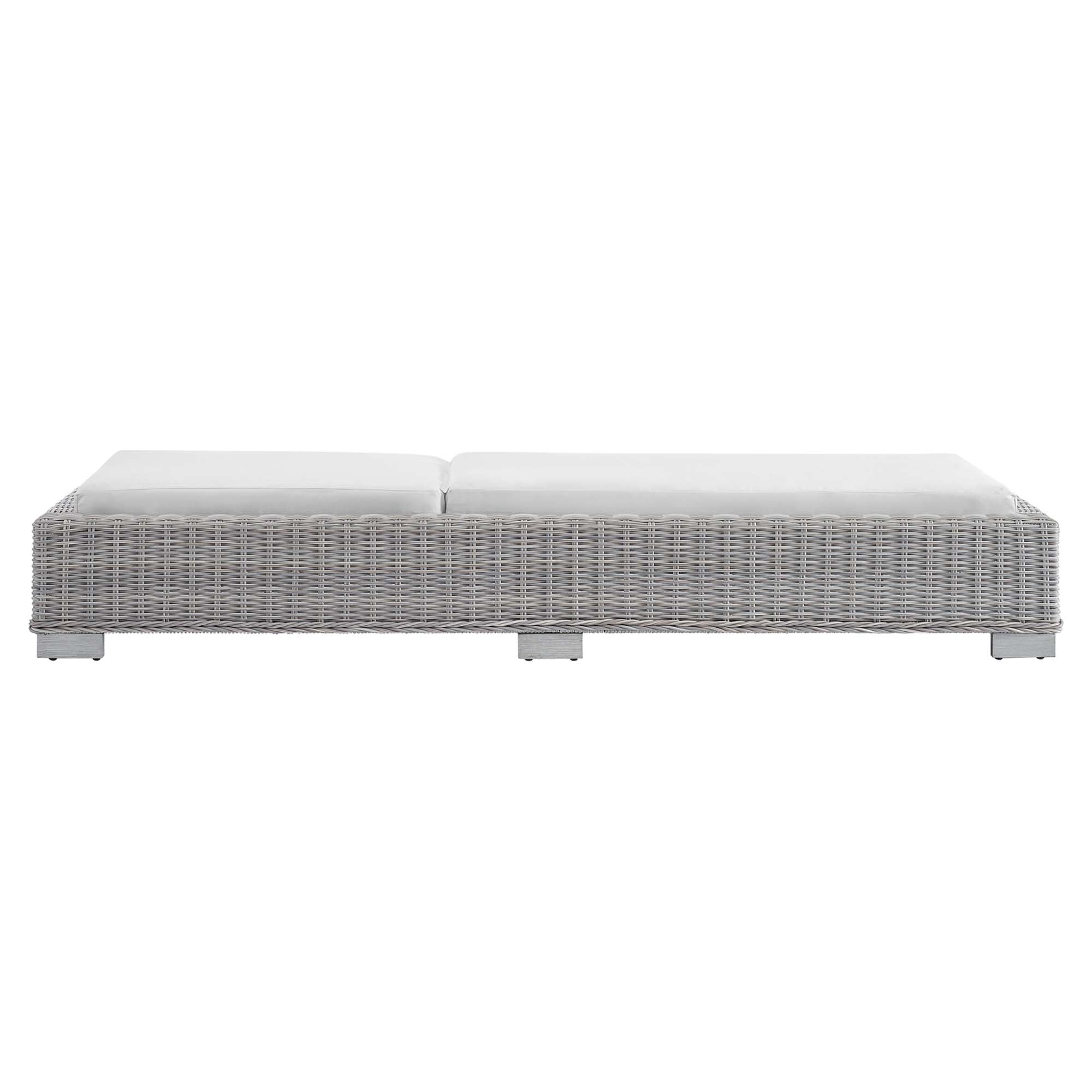 Conway Sunbrella® Outdoor Wicker Rattan Chaise Lounge