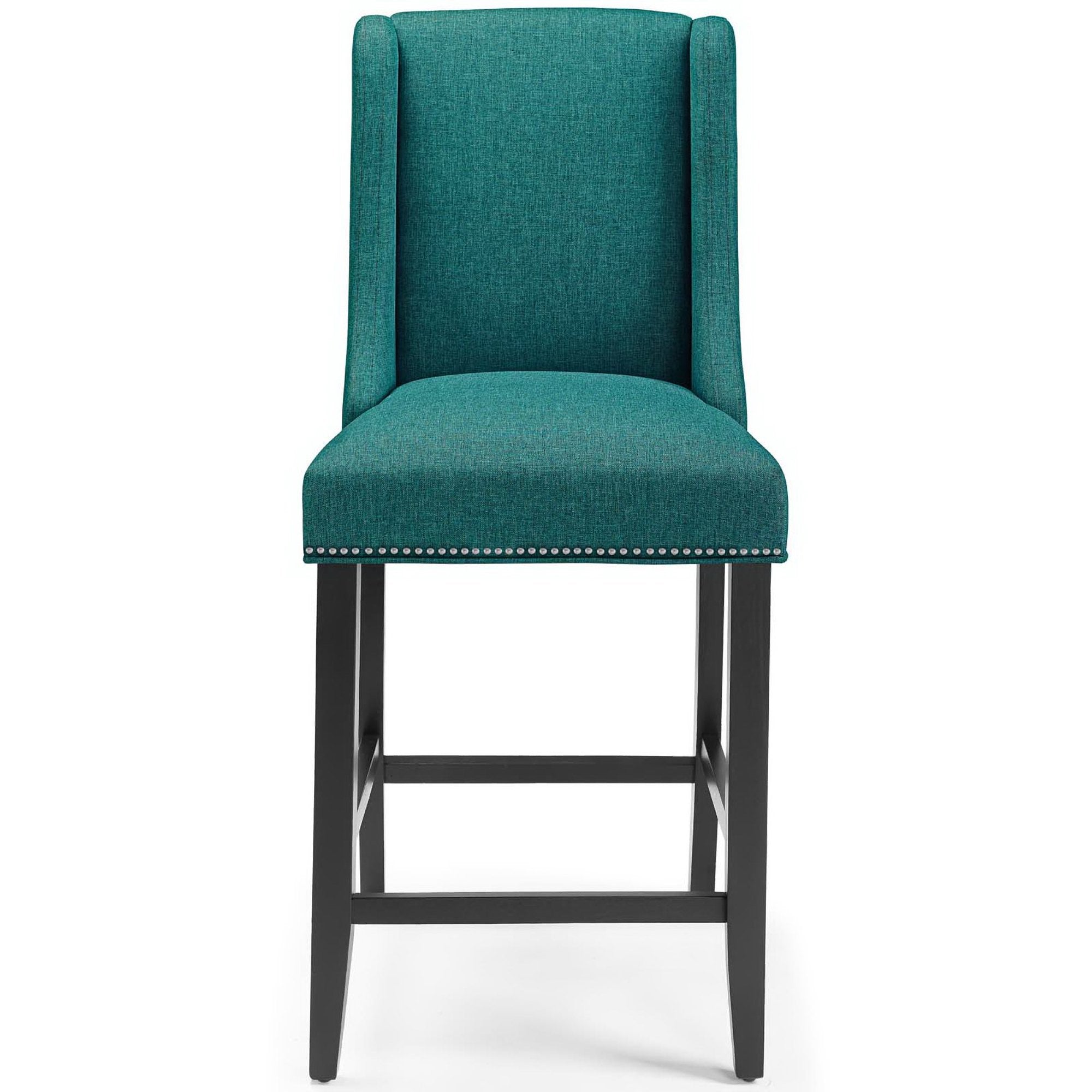 Baron Upholstered Fabric Counter Stool Set of 2