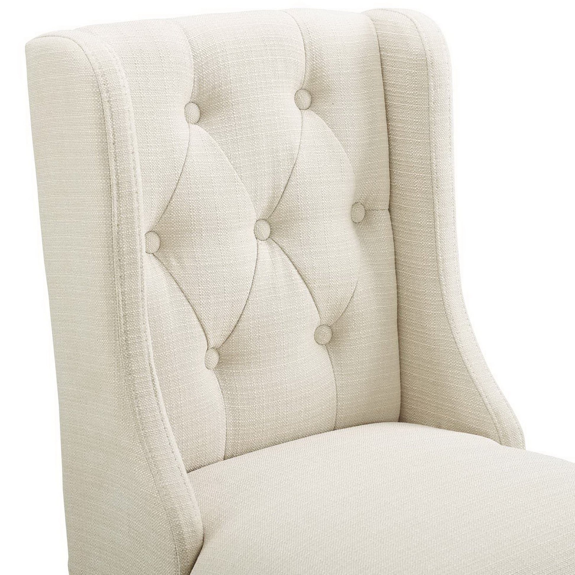 Baronet Upholstered Fabric Counter Bar Stool Set of 2