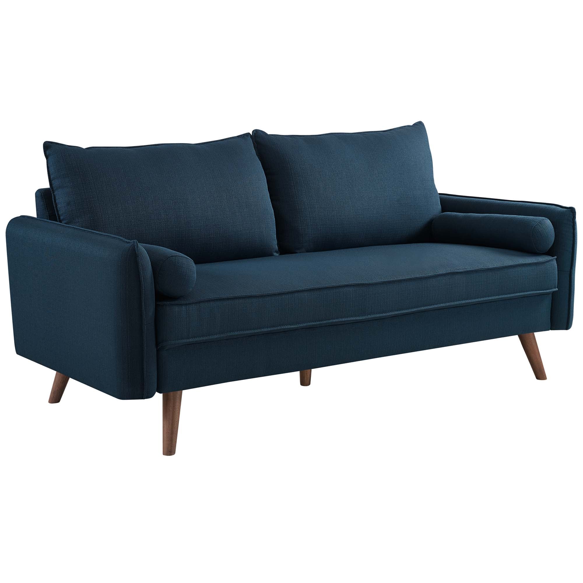 Revive Upholstered Fabric Sofa and Loveseat Set - Beige