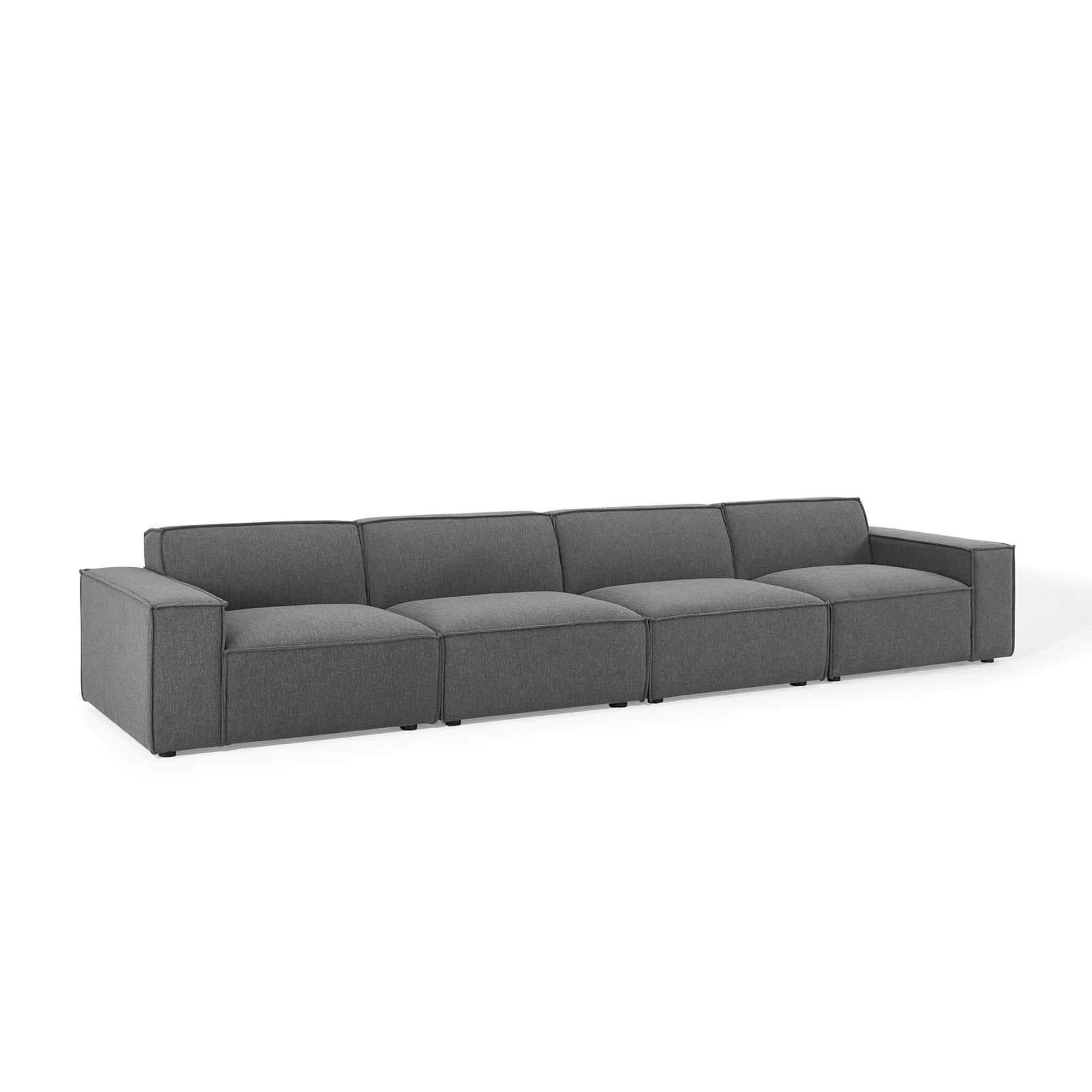 Restore 4-Piece Sectional Sofa - Charcoal