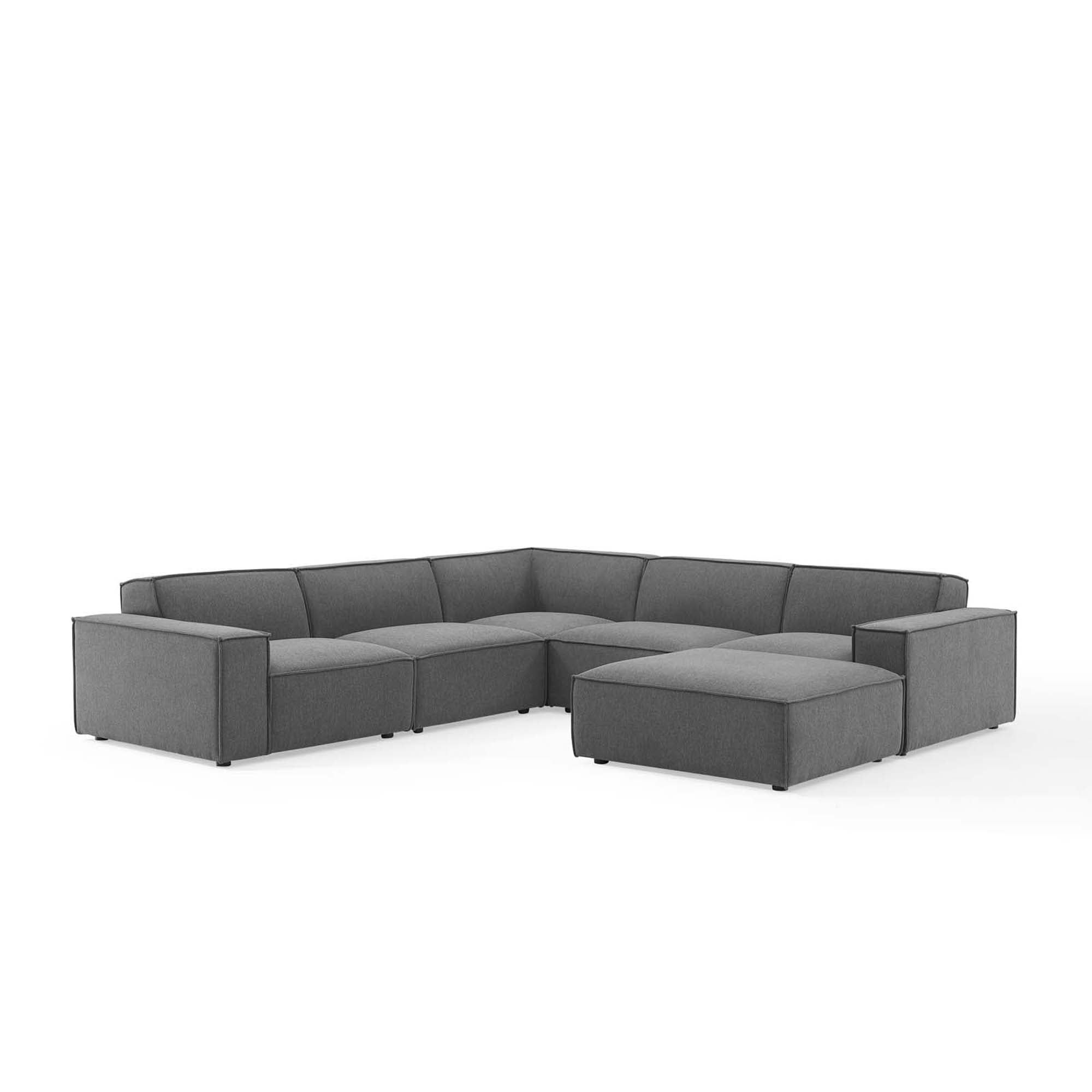 Restore 6-Piece Sectional Sofa - Charcoal