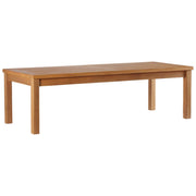 Upland Outdoor Patio Teak Wood Coffee Table - Natural