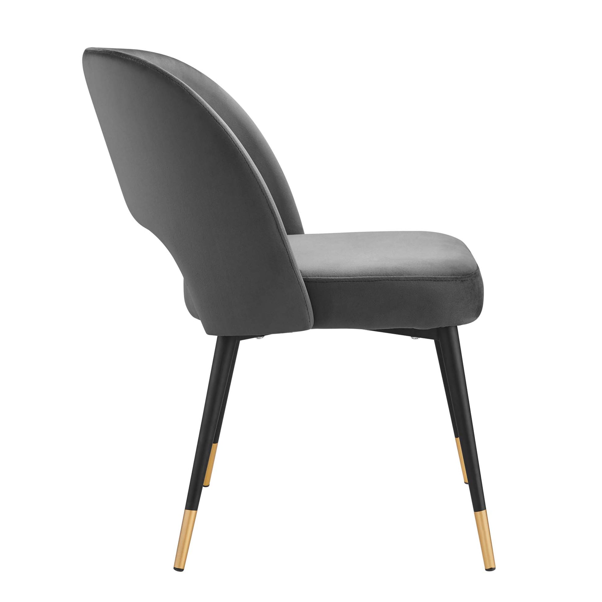 Rouse Performance Velvet Dining Side Chair - White