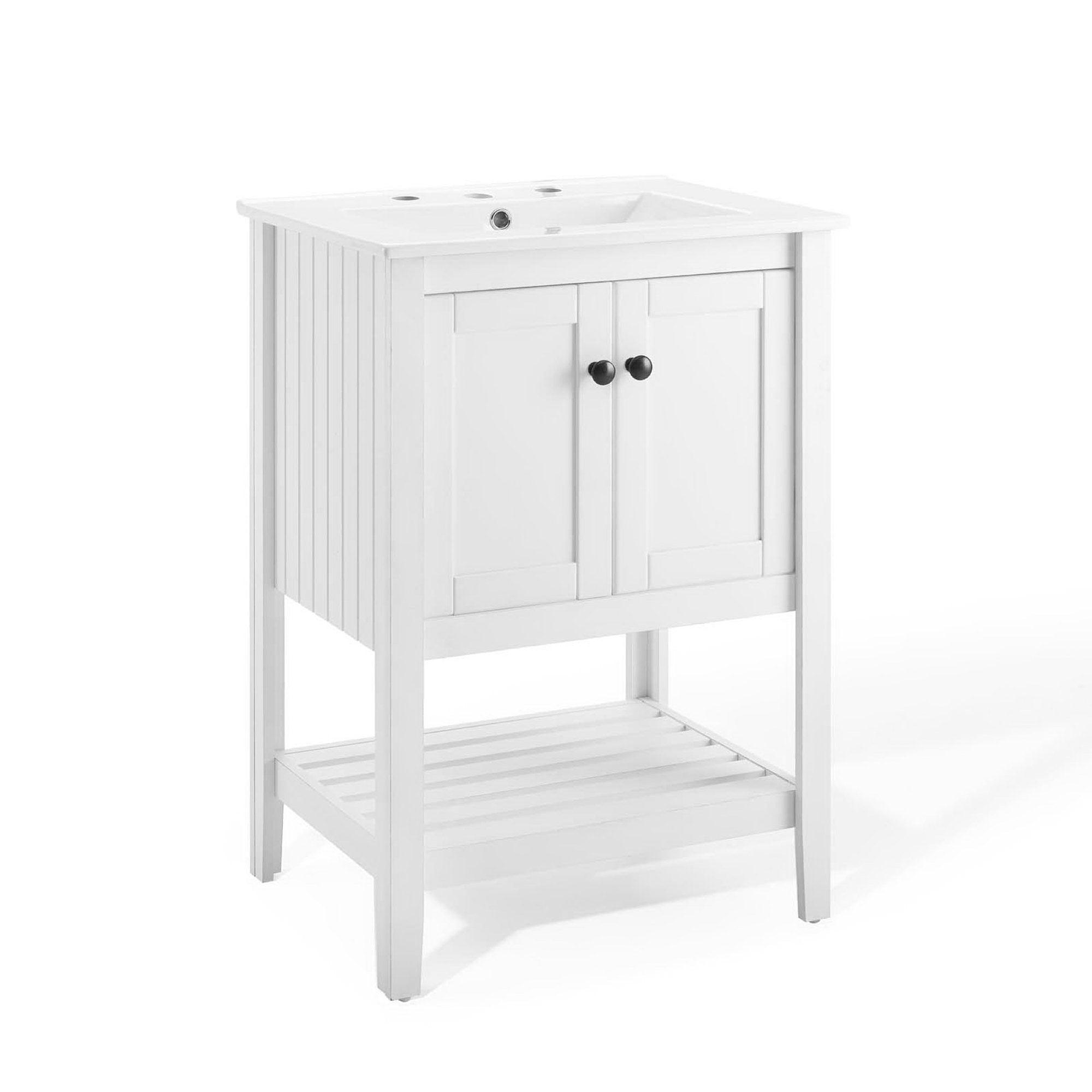 Prestige Bathroom Vanity Basin Included - White White