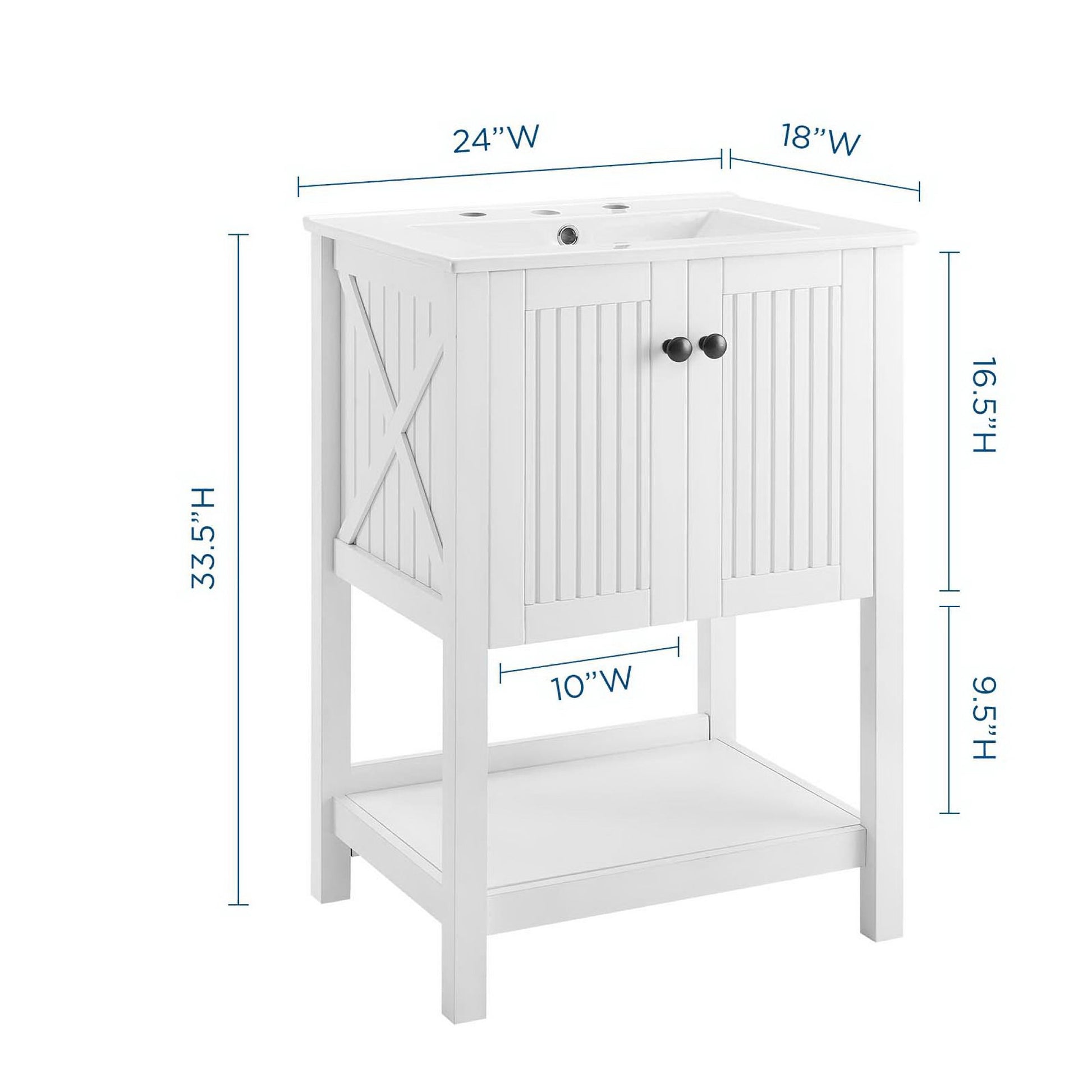 Steam Bathroom Vanity Basin Included