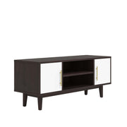 Daxton 43" TV Stand - Cappuccino White