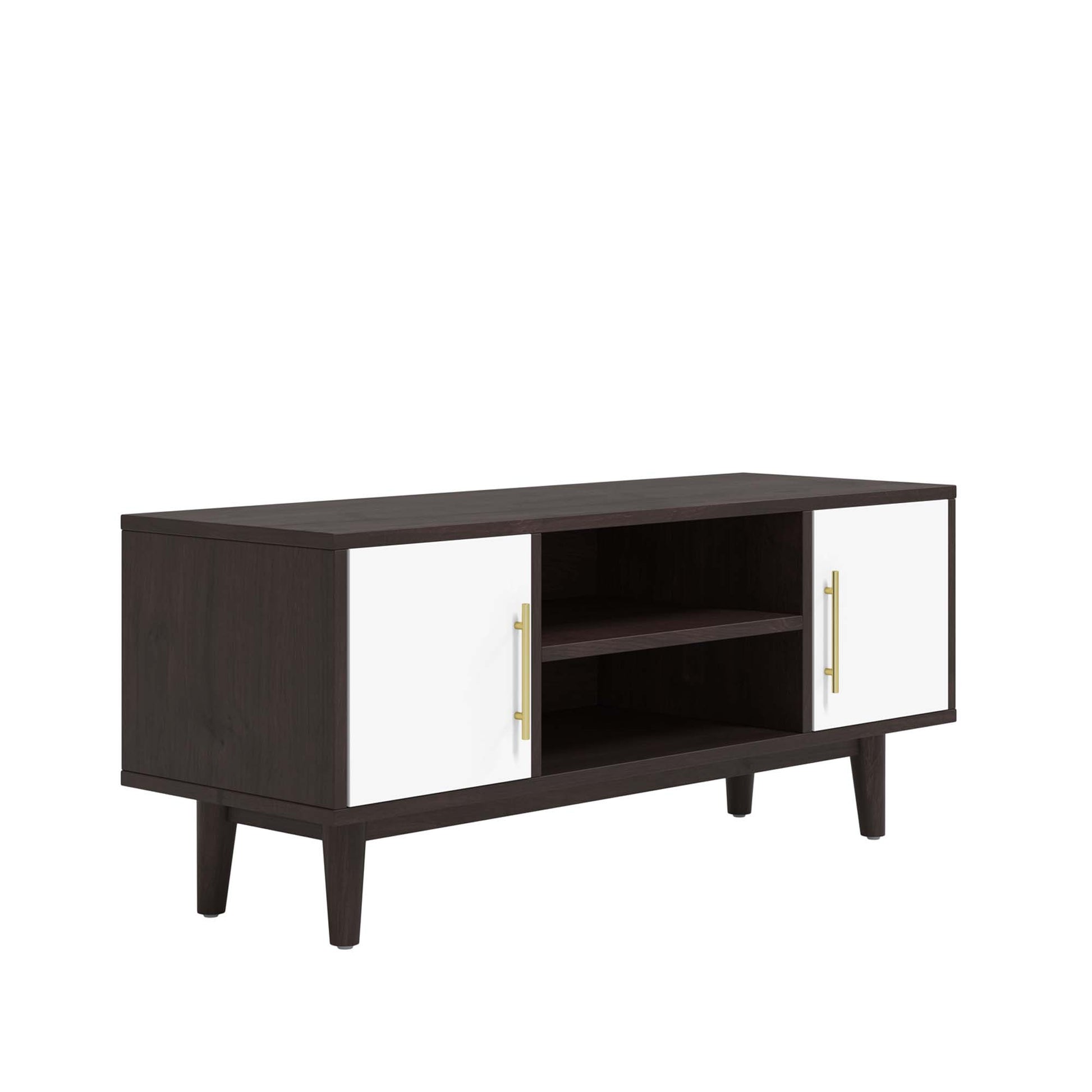 Daxton 43" TV Stand - Cappuccino White