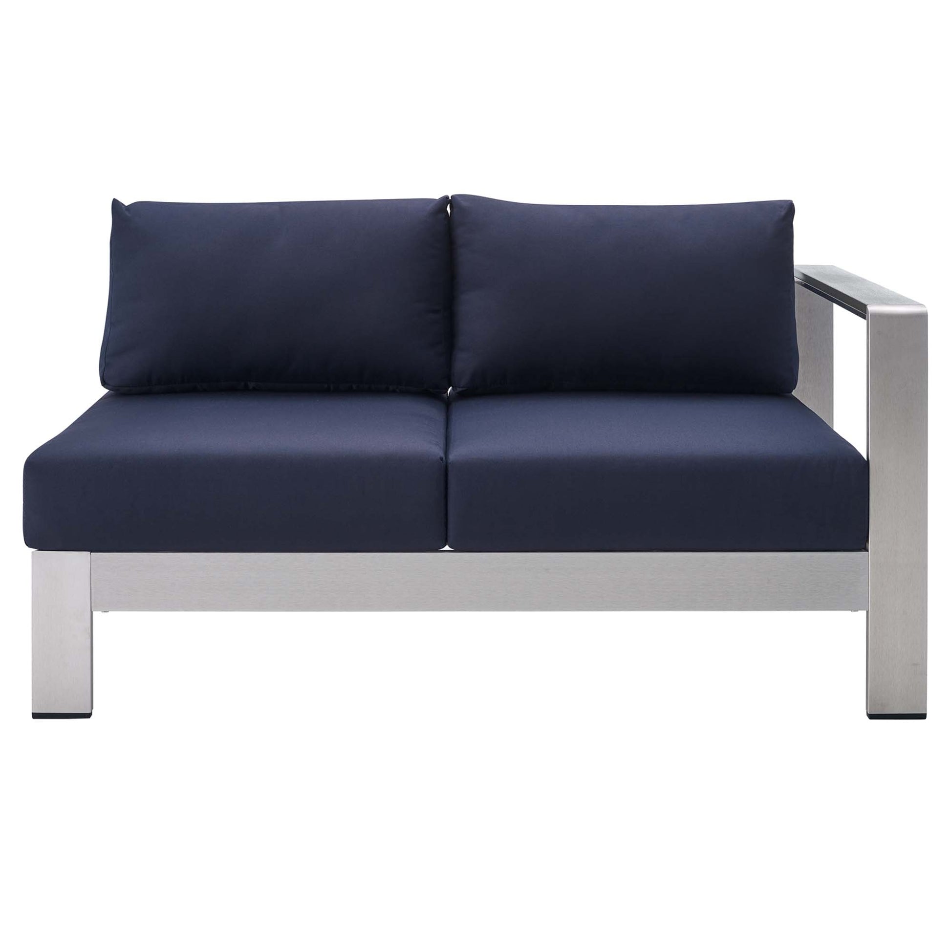 Shore 5 Piece Sunbrella® Fabric Outdoor Aluminum Sectional Sofa Set