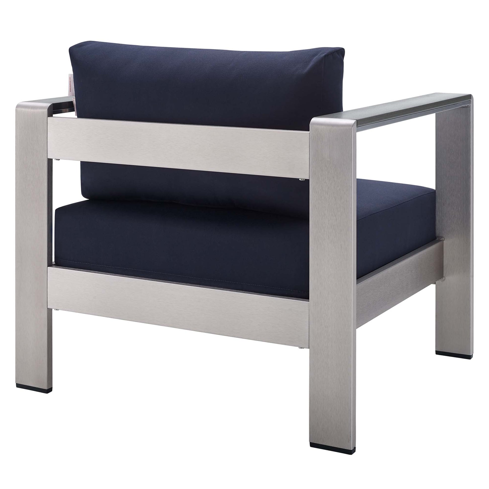 Shore 9 Piece Sunbrella® Fabric Outdoor Aluminum Sectional Sofa Set
