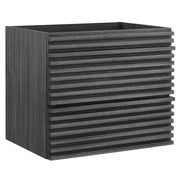 Render Wall-Mount Bathroom Cabinet Basin Not Included - Charcoal