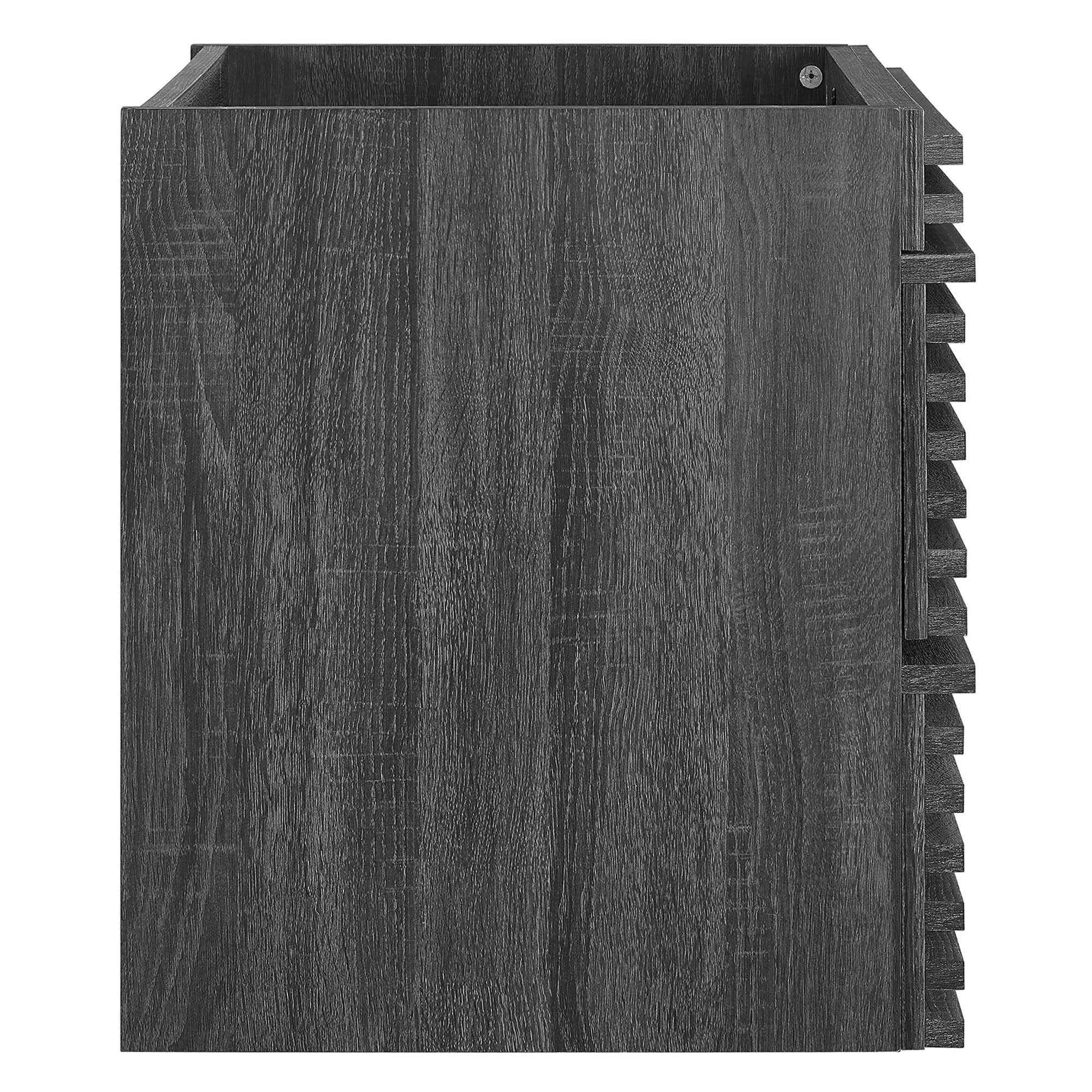 Render Wall-Mount Bathroom Cabinet Basin Not Included - Walnut