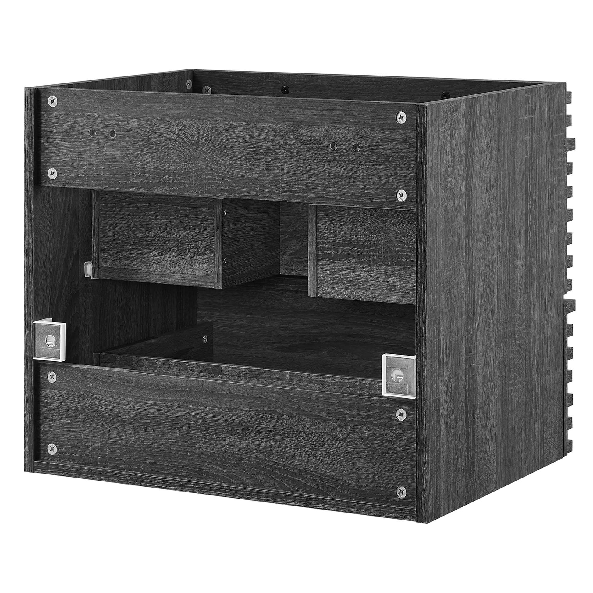 Render Wall-Mount Bathroom Cabinet Basin Not Included - White