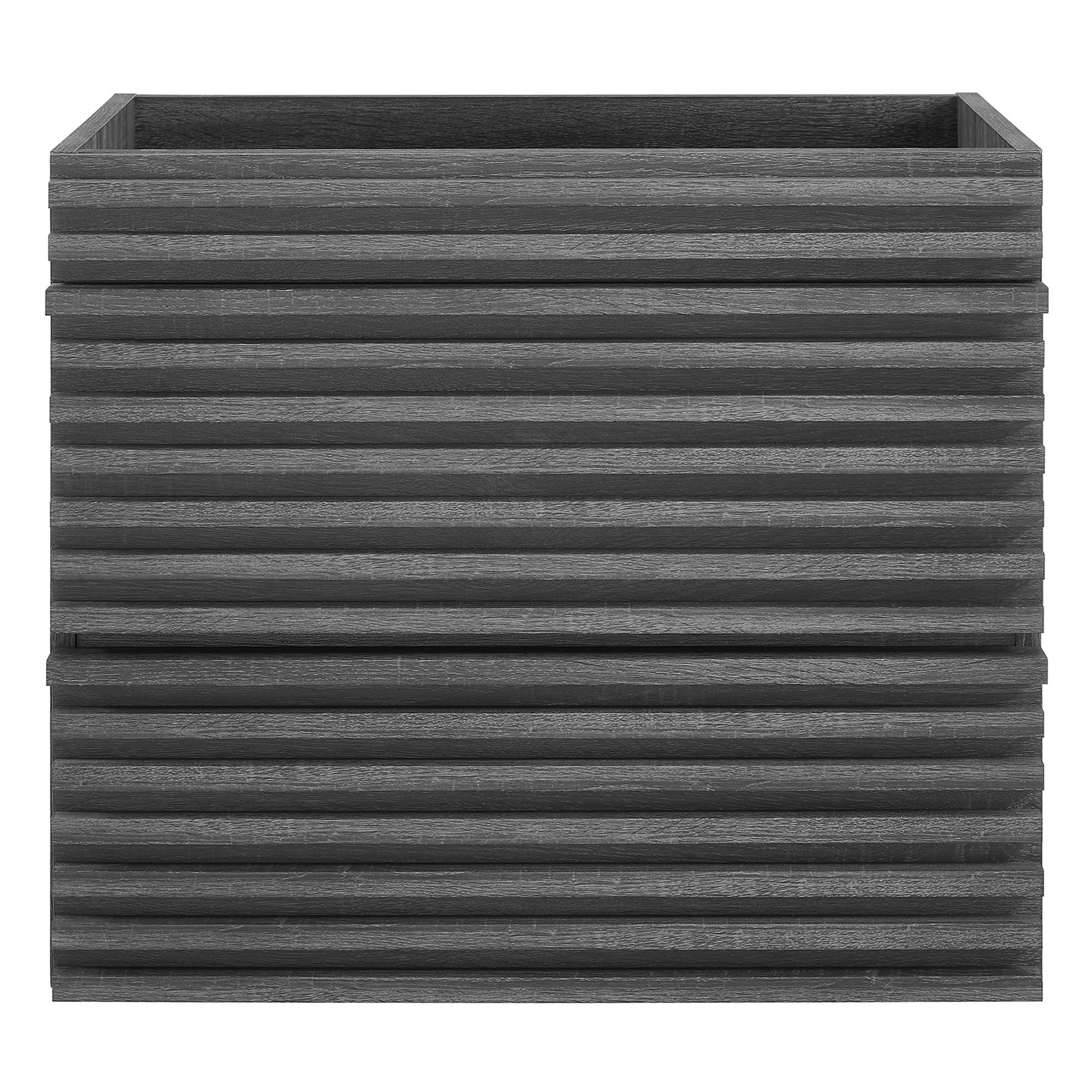 Render Wall-Mount Bathroom Cabinet Basin Not Included - White Walnut
