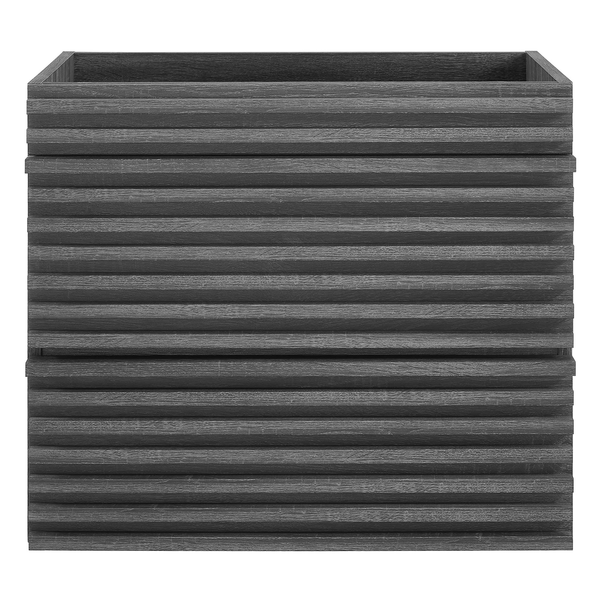 Render Wall-Mount Bathroom Cabinet Basin Not Included - White Walnut