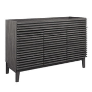 Render 48" Double Sink Compatible (Not Included) Bathroom Vanity Cabinet - Charcoal
