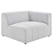 Bartlett Upholstered Fabric Right-Arm Chair - Ivory