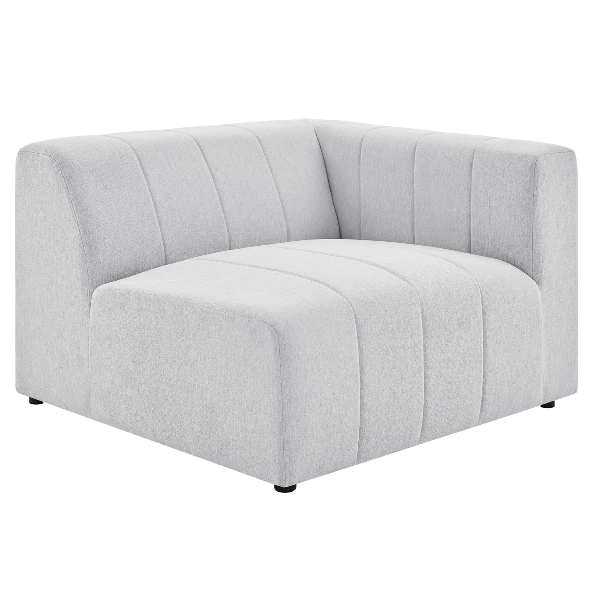 Bartlett Upholstered Fabric Right-Arm Chair - Ivory