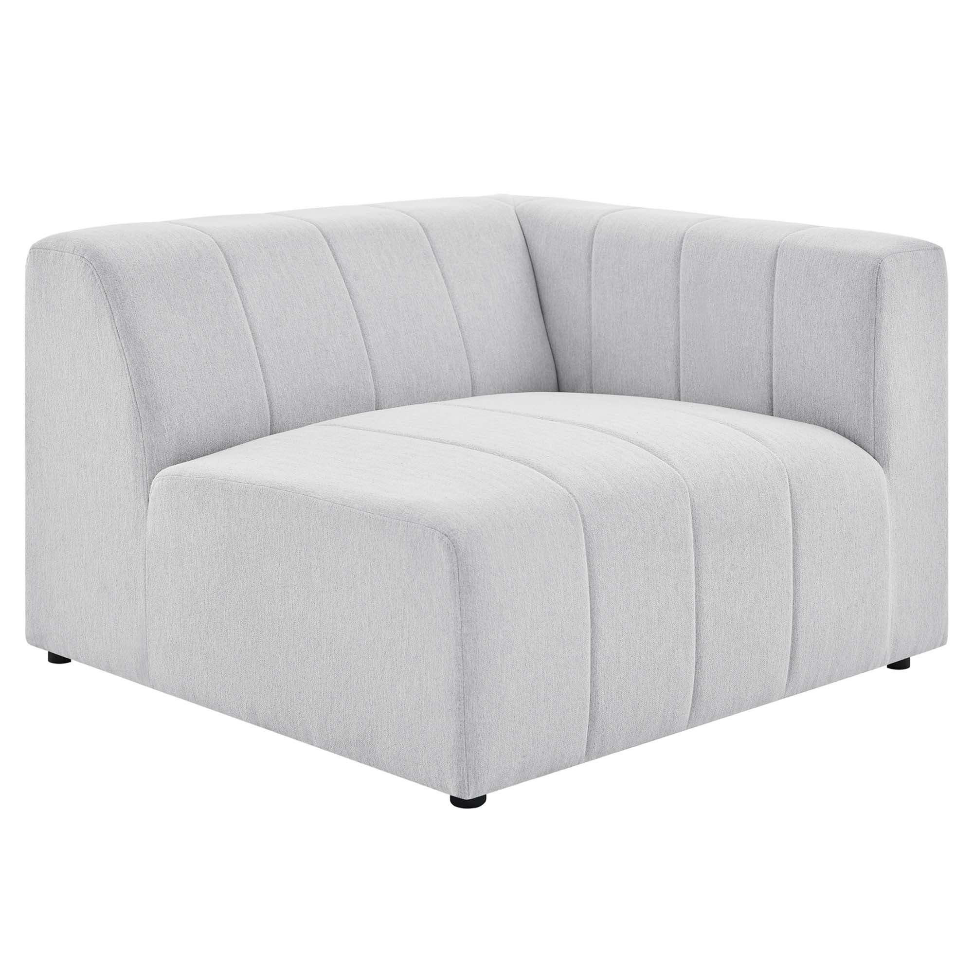 Bartlett Upholstered Fabric Right-Arm Chair - Ivory