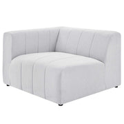Bartlett Upholstered Fabric Left-Arm Chair - Ivory