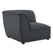 Comprise Corner Sectional Sofa Chair - Charcoal