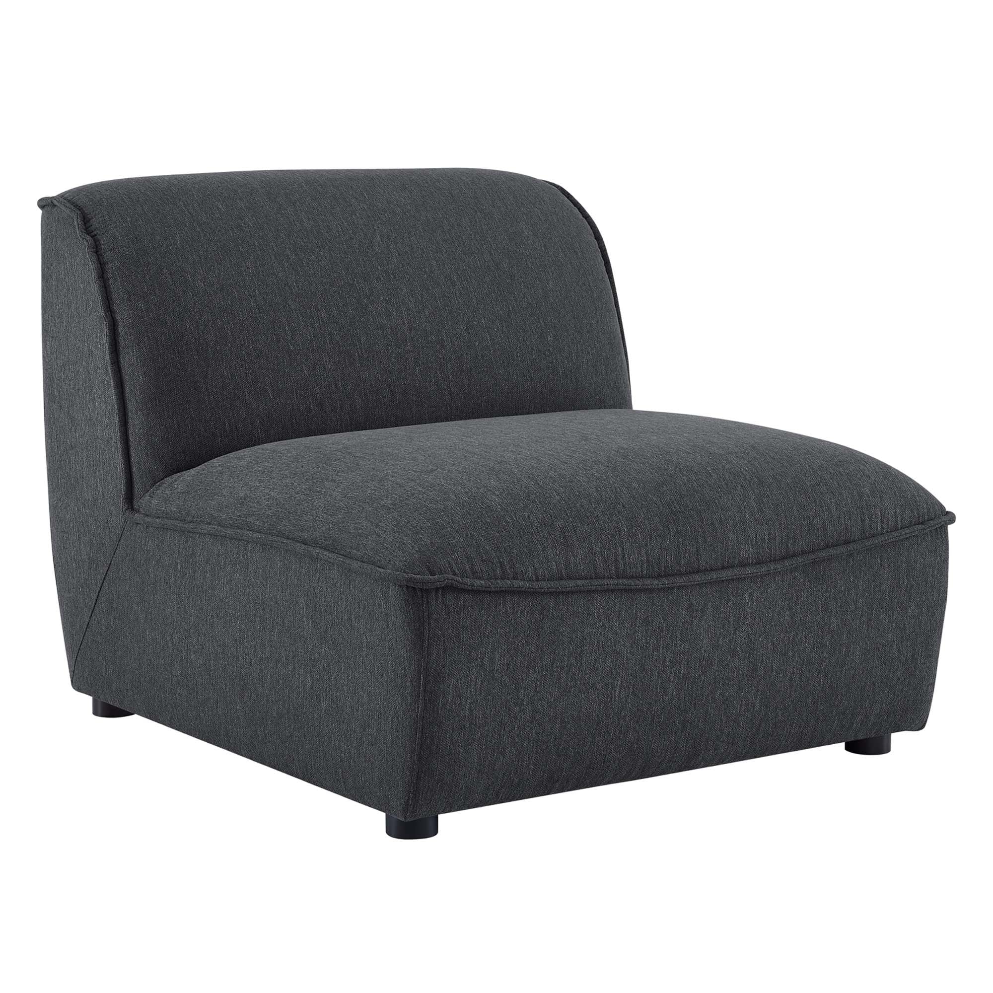 Comprise Armless Chair - Charcoal