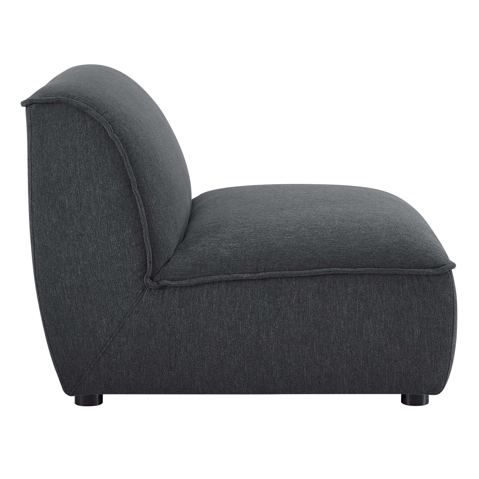 Comprise Armless Chair - Light Gray