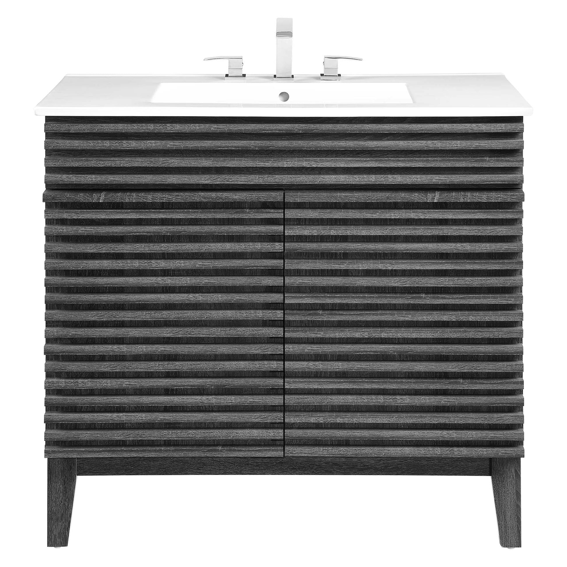Render 36" Bathroom Vanity - Oak White