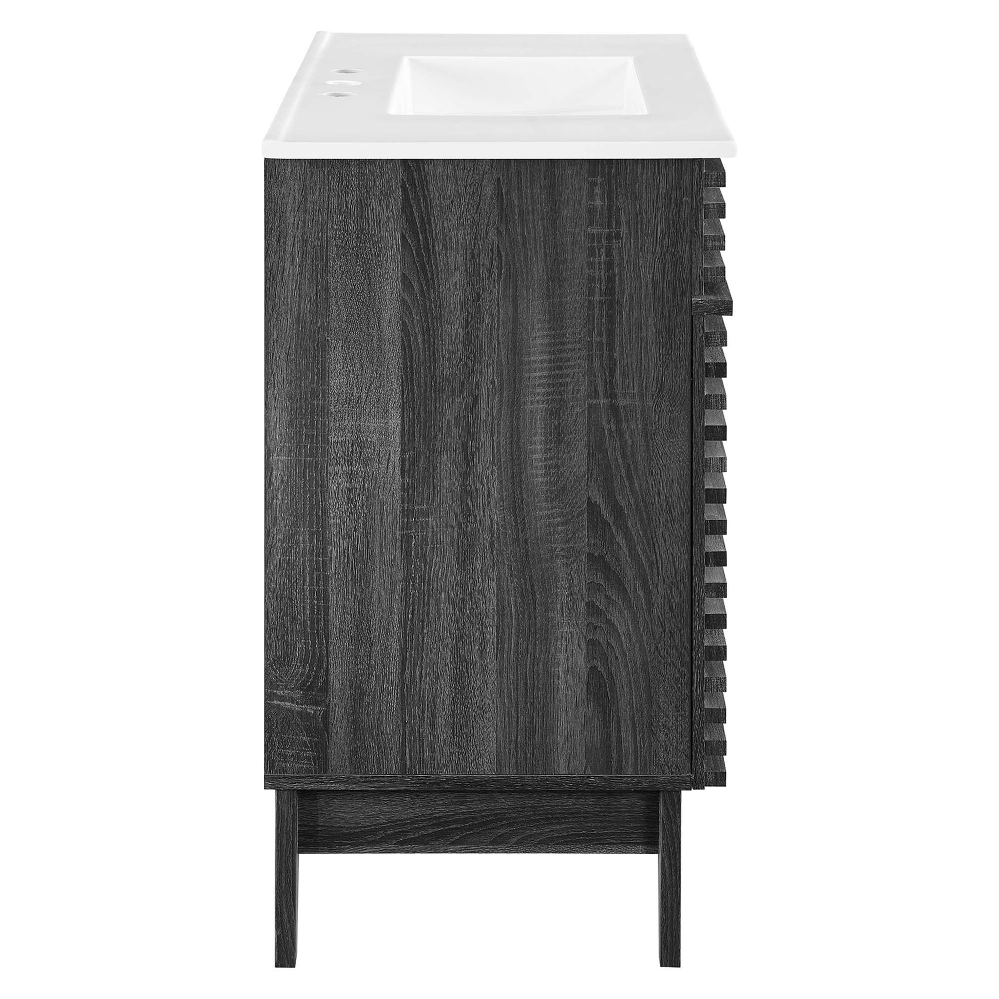 Render 36" Bathroom Vanity - White Walnut White