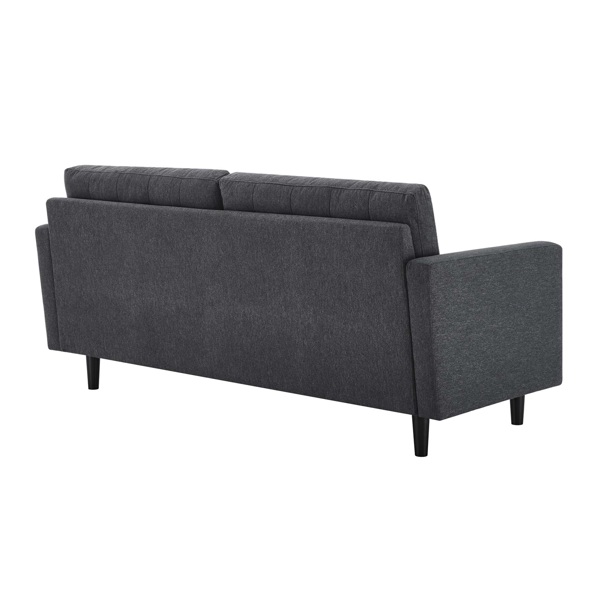 Exalt Tufted Fabric Sofa - White