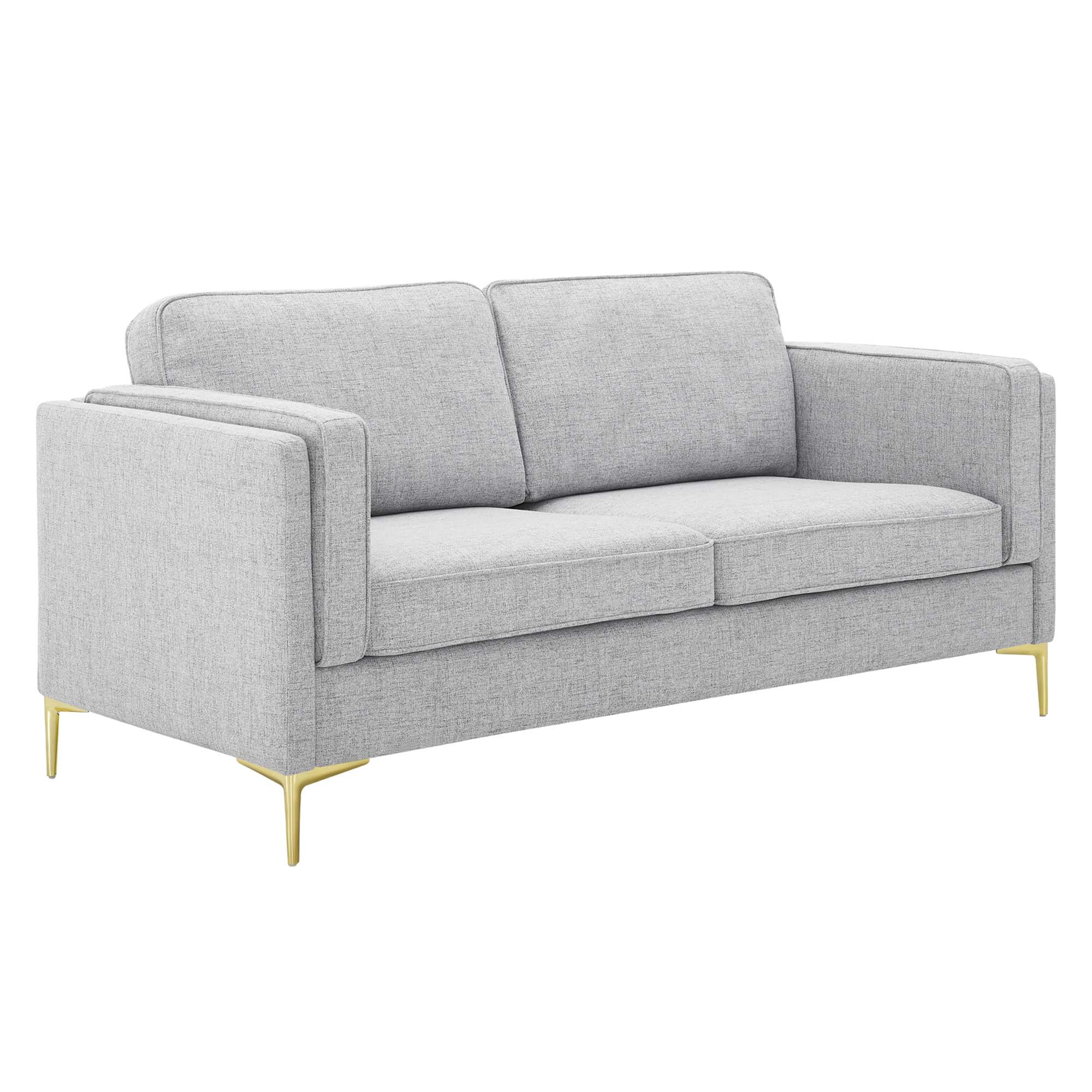Kaiya Fabric Sofa - Light Gray