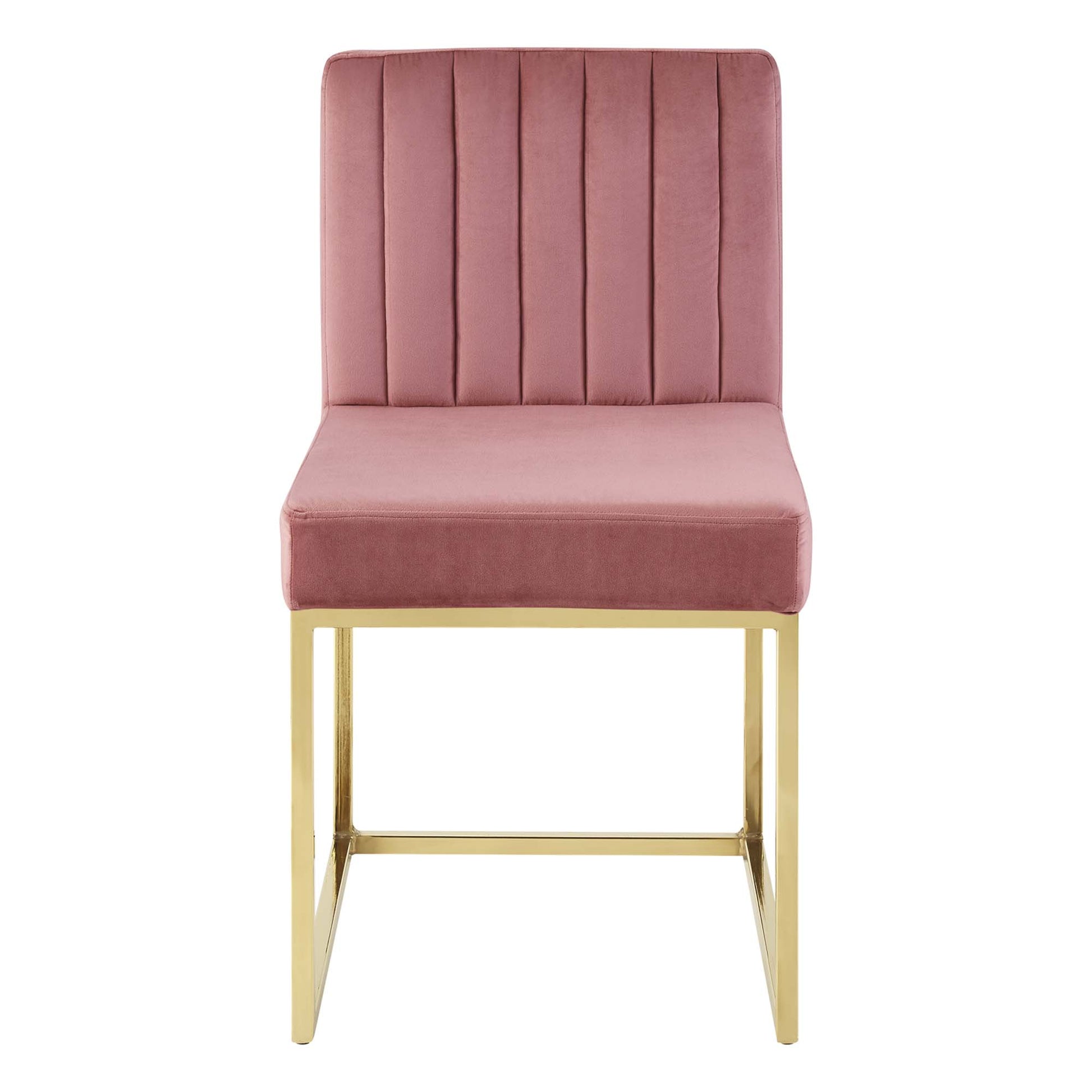 Carriage Performance Velvet Dining Chair Set of 2