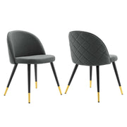 Cordial Dining Chairs - Set of 2 - Gray
