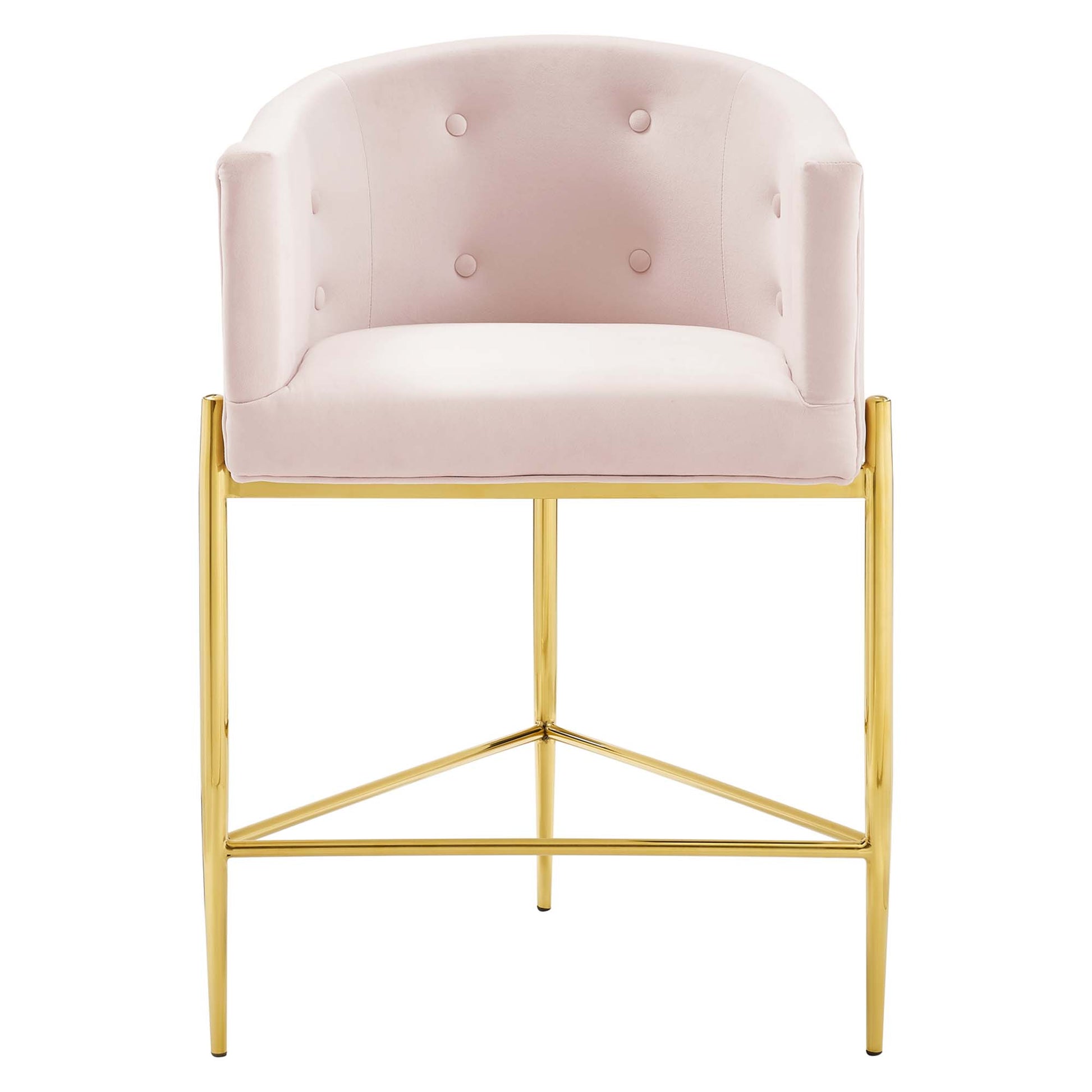 Savour Tufted Performance Velvet Counter Stool Set of 2