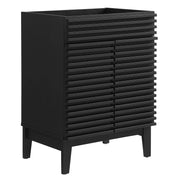 Render 18" and 24" Bathroom Cabinets Basin Not Included - Black