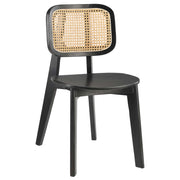 Habitat Wood Dining Side Chair - Black