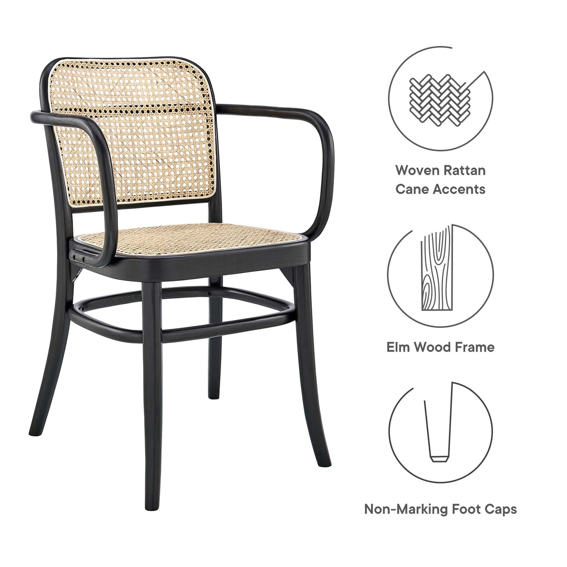 Winona Wood Dining Chair - Gray