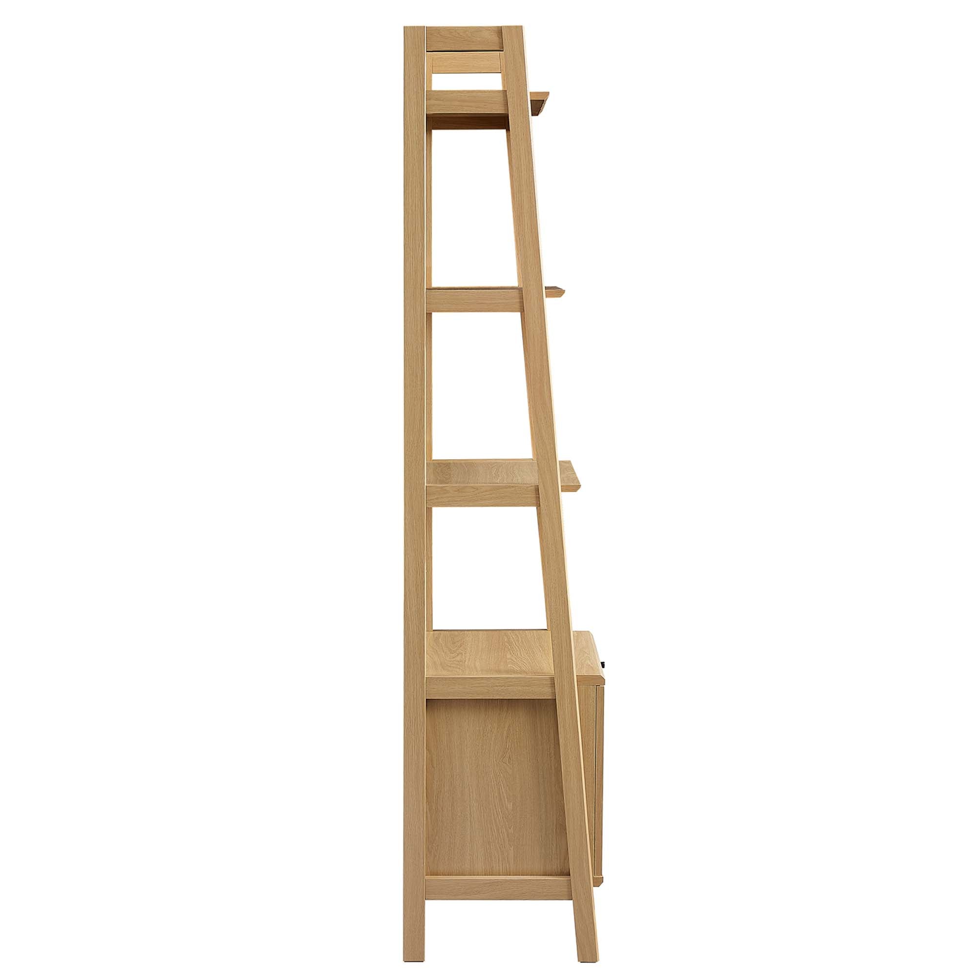 Bixby 21" Bookshelf - Walnut White
