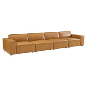 Restore Vegan Leather 4-Piece Sofa - Tan